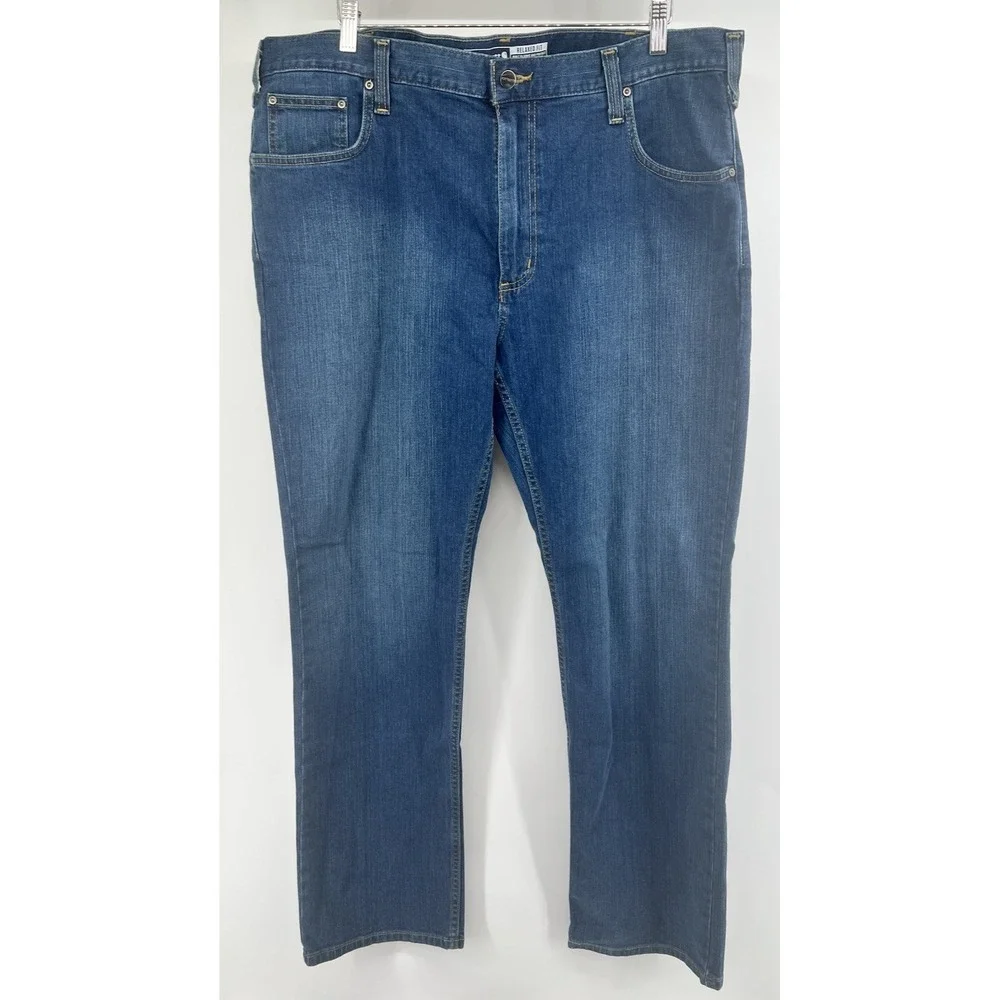 Carhartt Rugged Flex 5 Pocket Jeans Relaxed Fit Tagged 40/32 Actual 41/32 BD2804